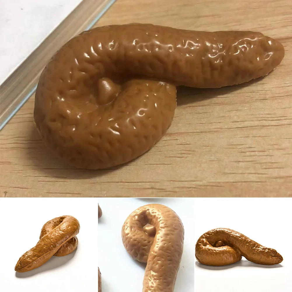 Fake Poop Gag Gift - 3 stücke Realistische Weiche Gefälschte Hund