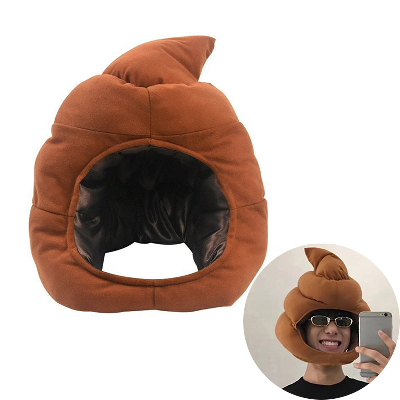 Fake Poop Gag Gift - Kreative niedliche Scheiße Form Plüsch Hut