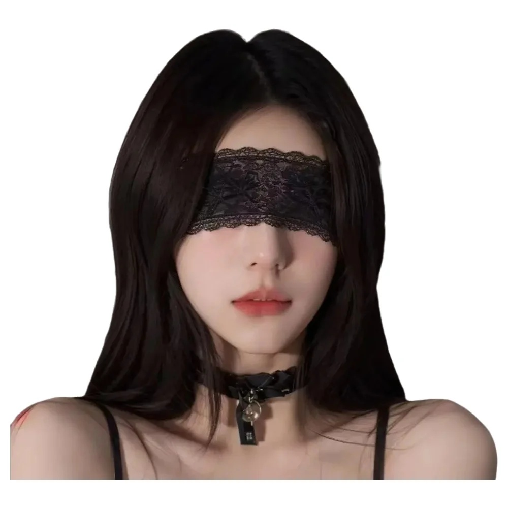 Party Supplies - Sexy Spitzen-Augenmaske, schwarze Blumen-Augenbinde für Frauen,