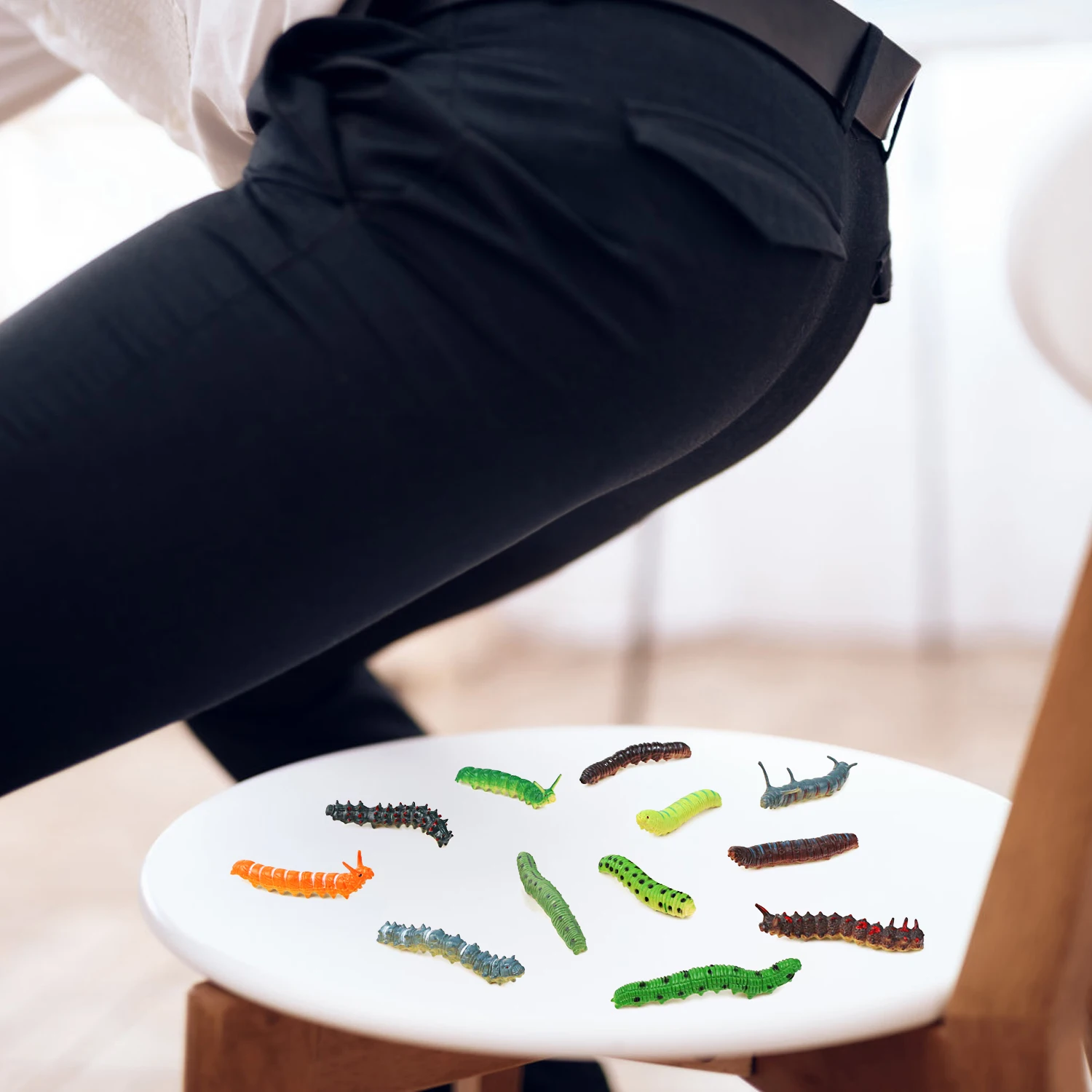 Prank Toys - 12 stücke Insekten Modelle Raupe Streich