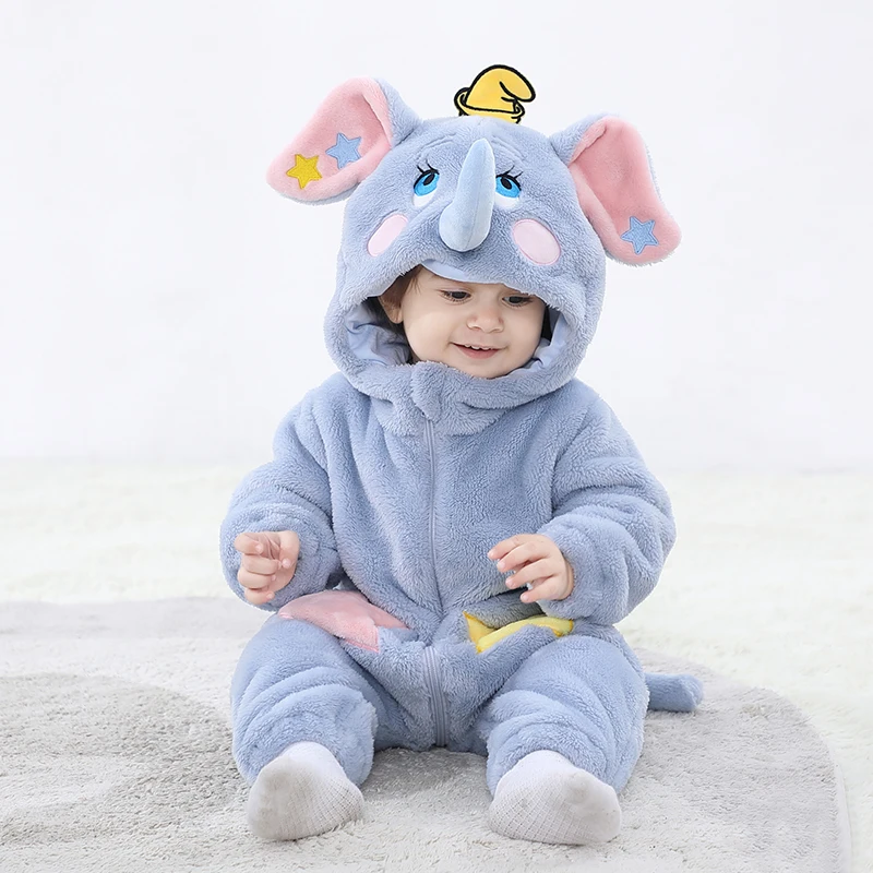 Spiderman Jumpsuit Kids - Niedlicher Elefanten-Strampler für Neugeborene, Kleinkinder, Jungen