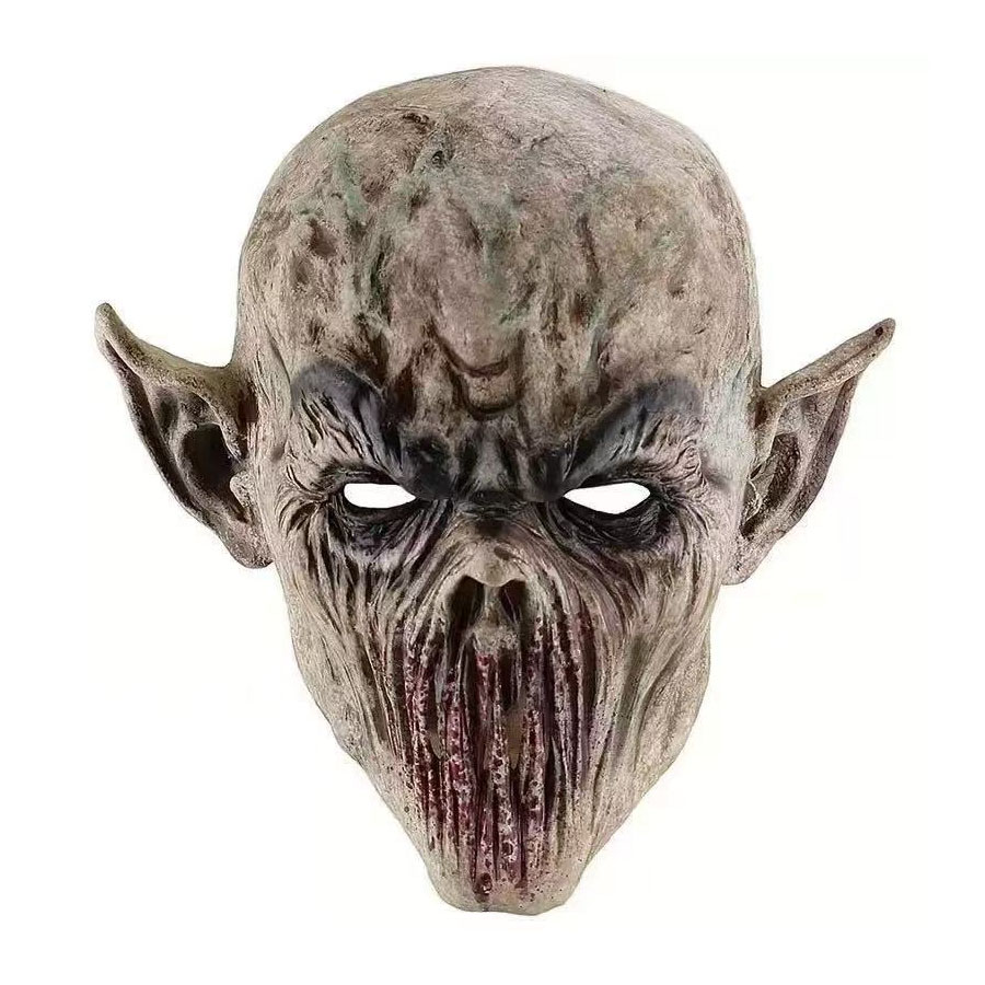 Latex Alien Mask Realistic - Halloween Grusel-Monster-Maske Realistische Latex-Alien-Goblin-Vollmaske für Cosplay-Party-Kostüm