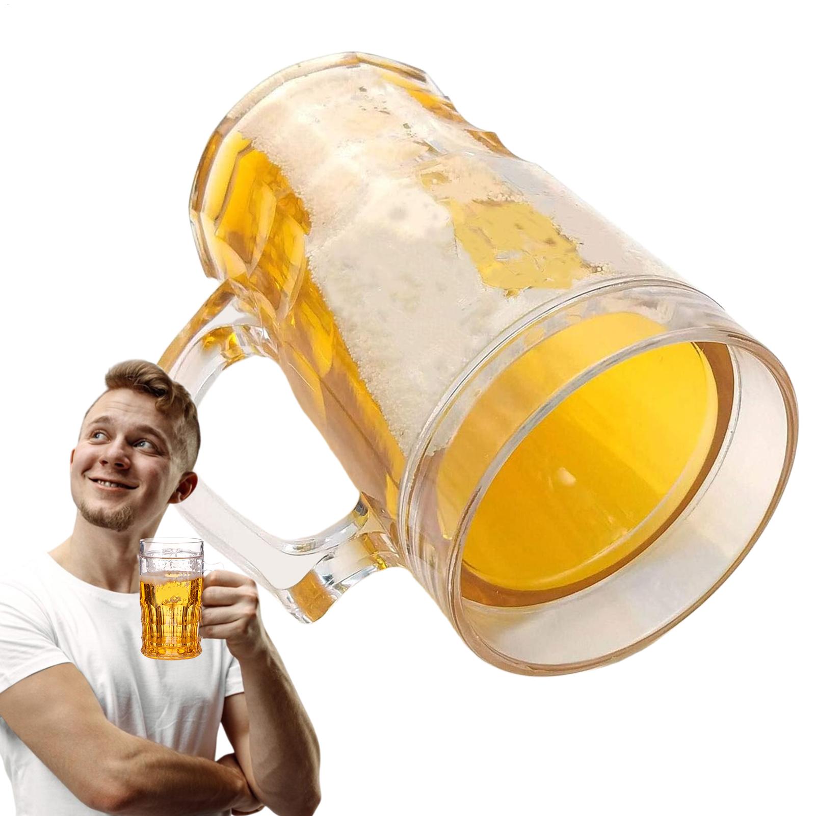 Prank Toys - Künstlicher Bierkrug, lustiger Wasserbecher, neuartiges Streichspielzeug