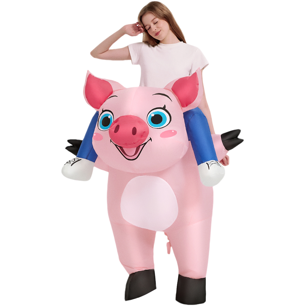 Inflatable Dinosaur Costume Adult - Neues rosa aufblasbares Schwein Kostüm Tierkleid