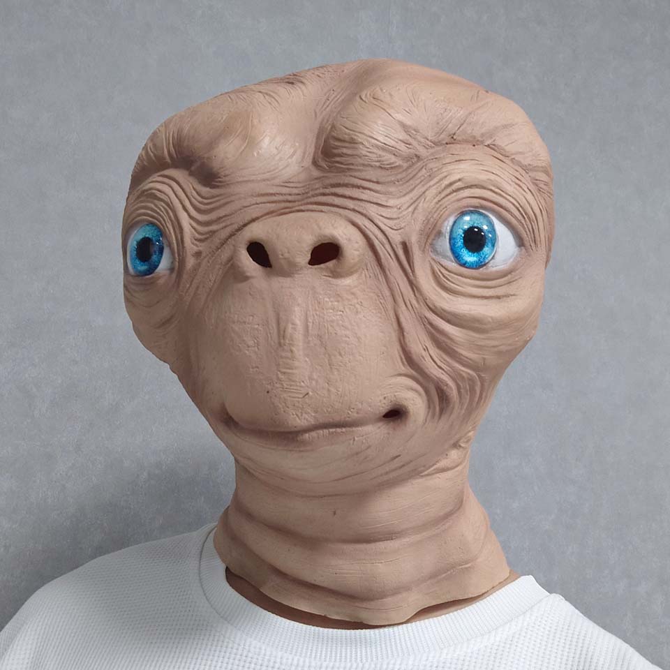 Realistische ET-Alien-Latexmas – Latex Alien Mask Realistic Bewertung und Preis
