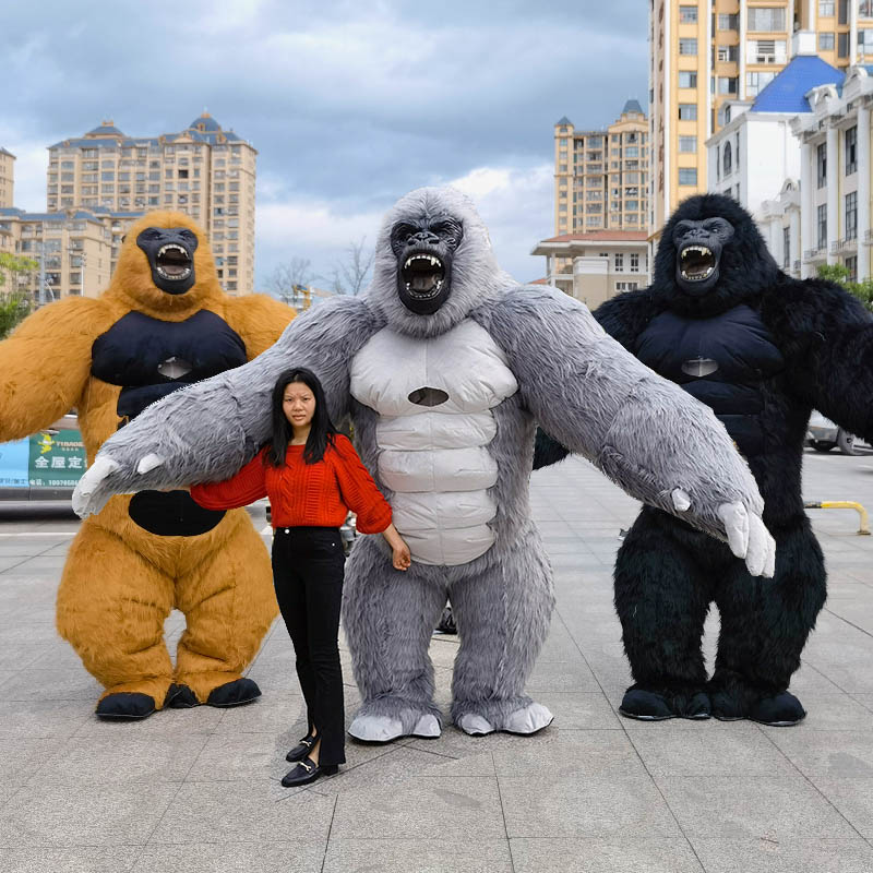 Echtes aufblasbares Gorilla-Ma – Inflatable Dinosaur Costume Adult Bewertung und Preis