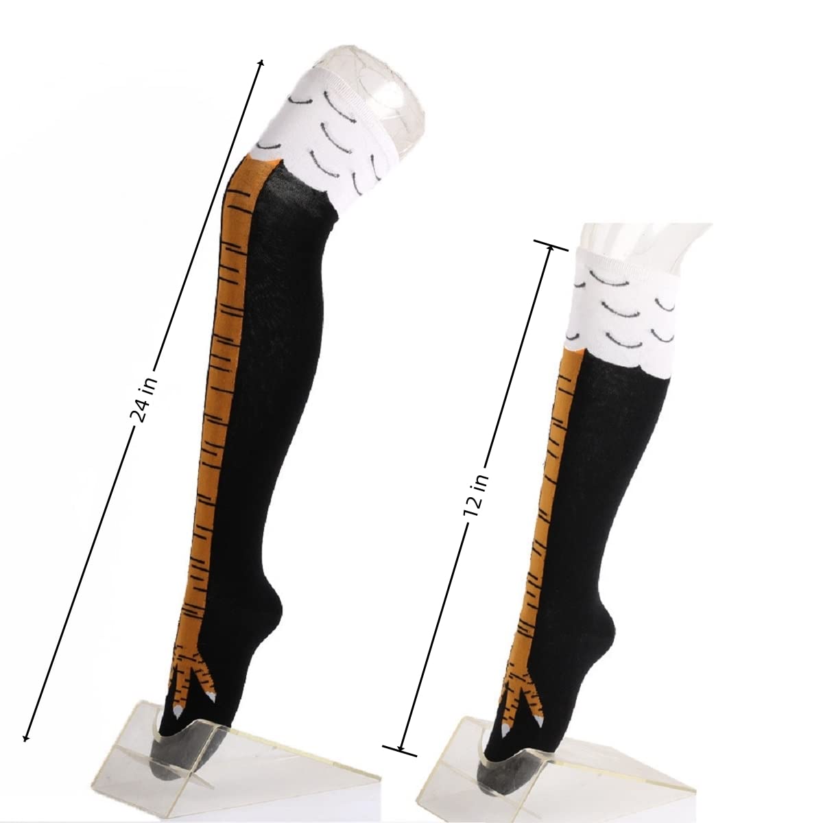 Frauen Oberschenkel Hohe Strüm – Funny Chicken Leg Socks Bewertung und Preis