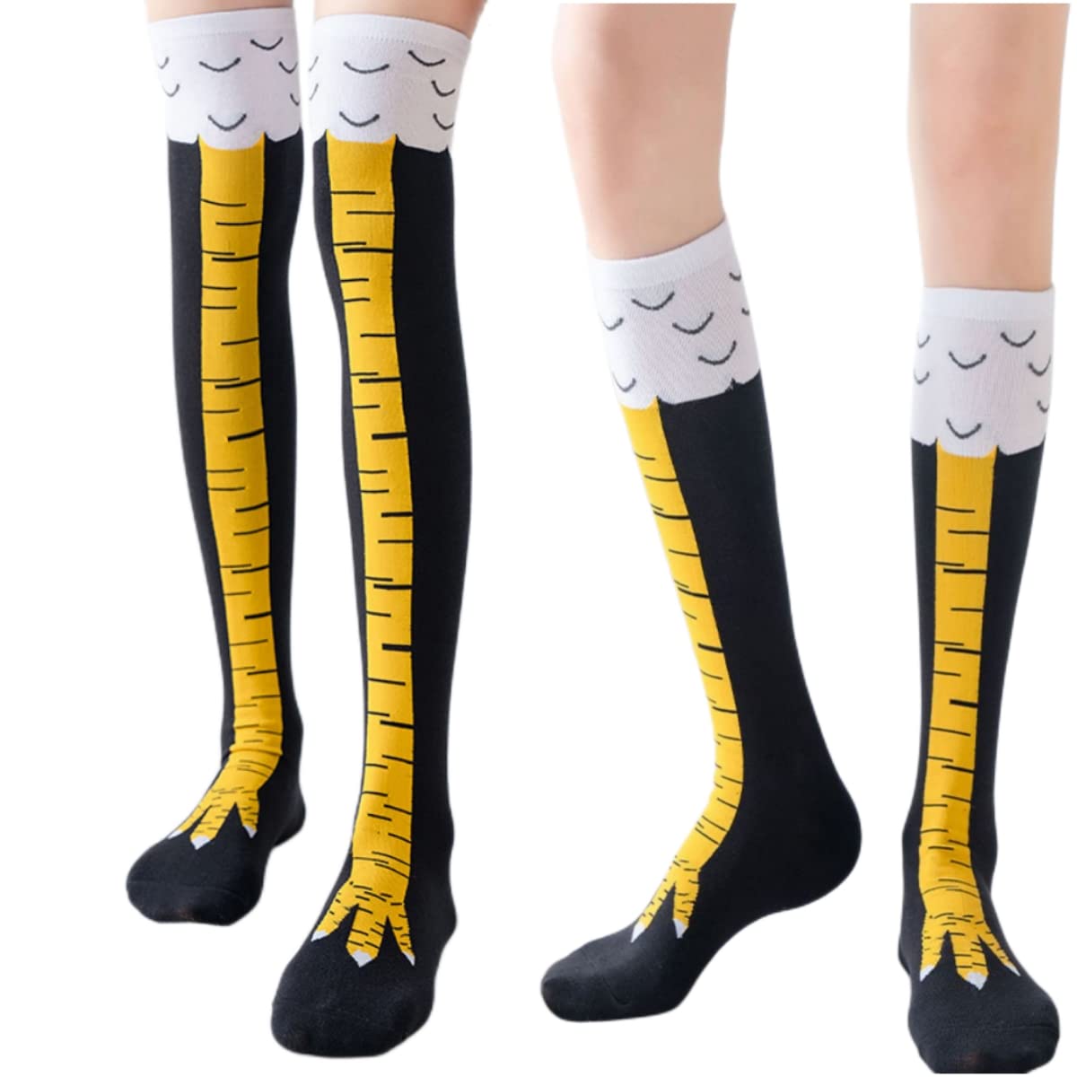 Frauen Oberschenkel Hohe Strüm – Funny Chicken Leg Socks Bewertung und Preis