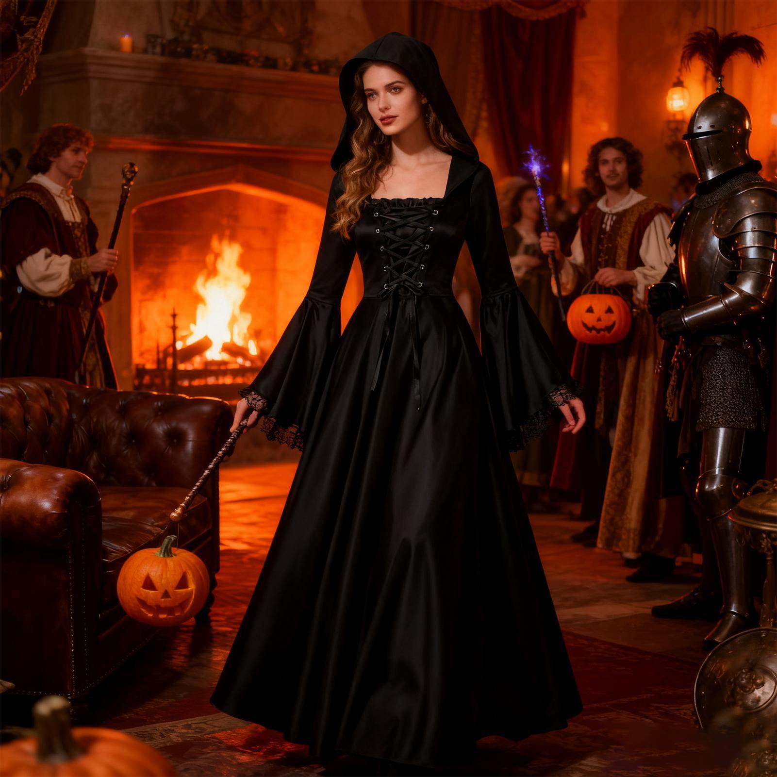 Halloween-Hexenkostüm Mittelal – Medieval Renaissance Dress Women Bewertung und Preis