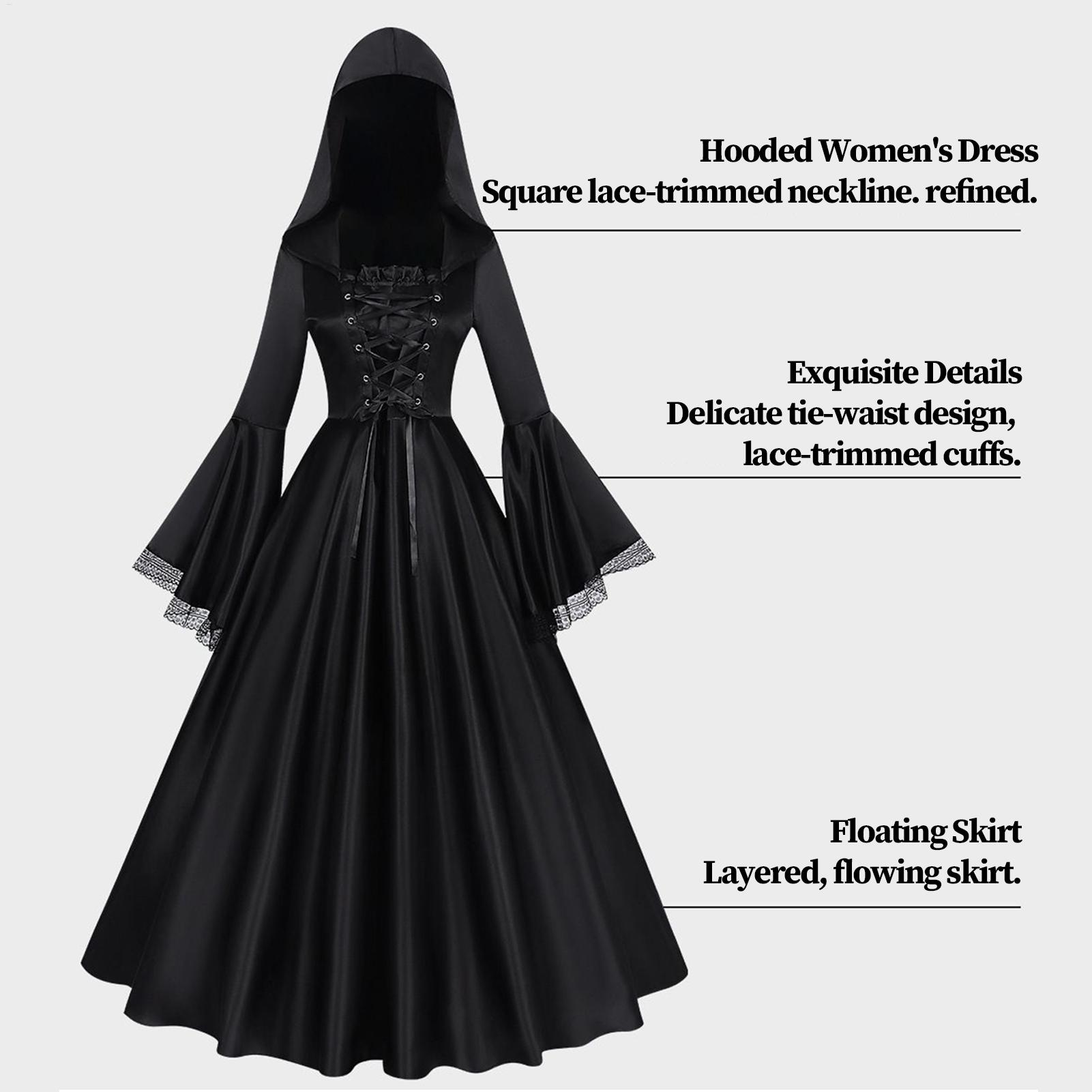 Halloween-Hexenkostüm Mittelal – Medieval Renaissance Dress Women Bewertung und Preis
