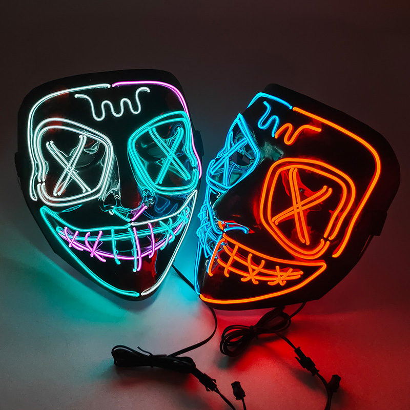 Drahtlose LED leuchtende Maske – Led Purge Mask Halloween Bewertung und Preis