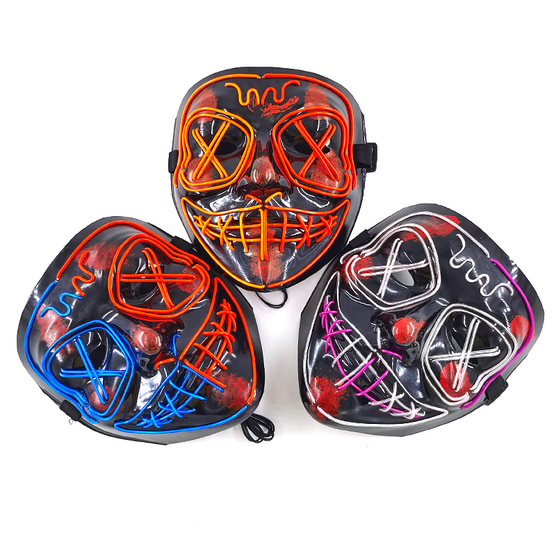 Drahtlose LED leuchtende Maske – Led Purge Mask Halloween Bewertung und Preis