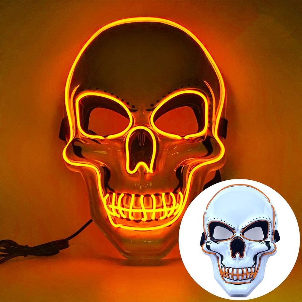 Mode Horror Halloween Schädel  – Led Purge Mask Halloween Bewertung und Preis