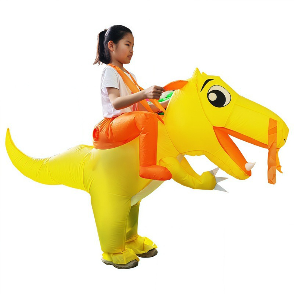 Kinder-Dinosaurier-Reitkostüm  – Inflatable Dinosaur Costume Adult Bewertung und Preis