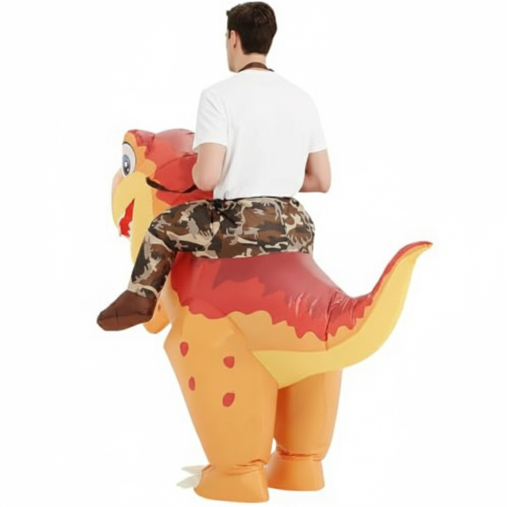 Aufblasbares Dinosaurier-Reit- – Inflatable Dinosaur Costume Adult Bewertung und Preis