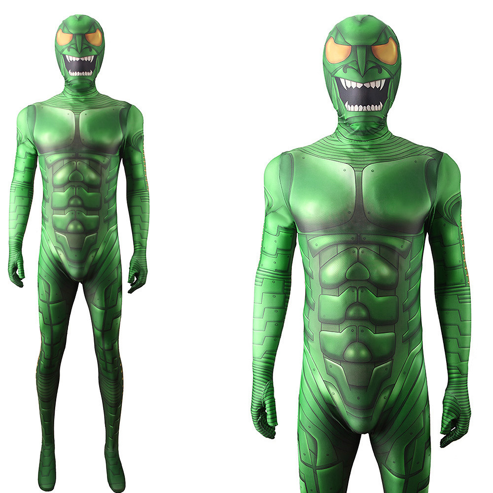Anime Green Goblin Cosplay Bod – Spiderman Jumpsuit Kids Bewertung und Preis