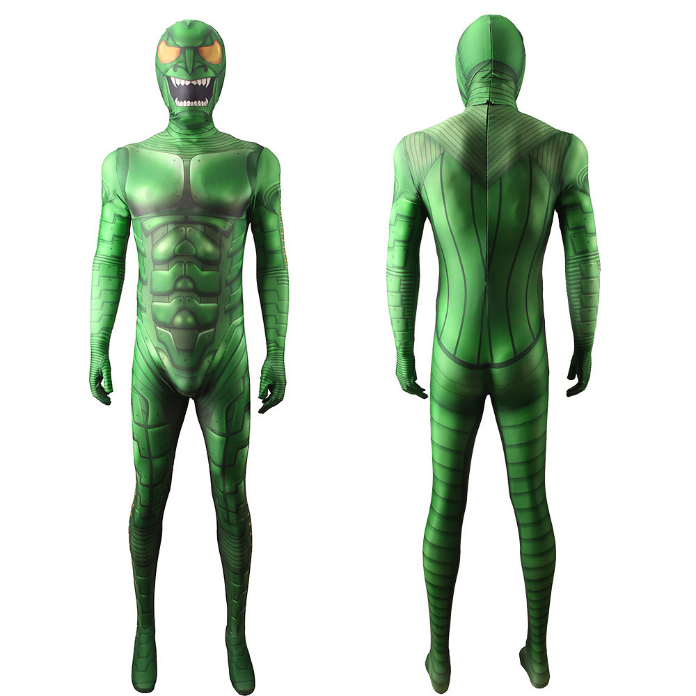 Anime Green Goblin Cosplay Bod – Spiderman Jumpsuit Kids Bewertung und Preis