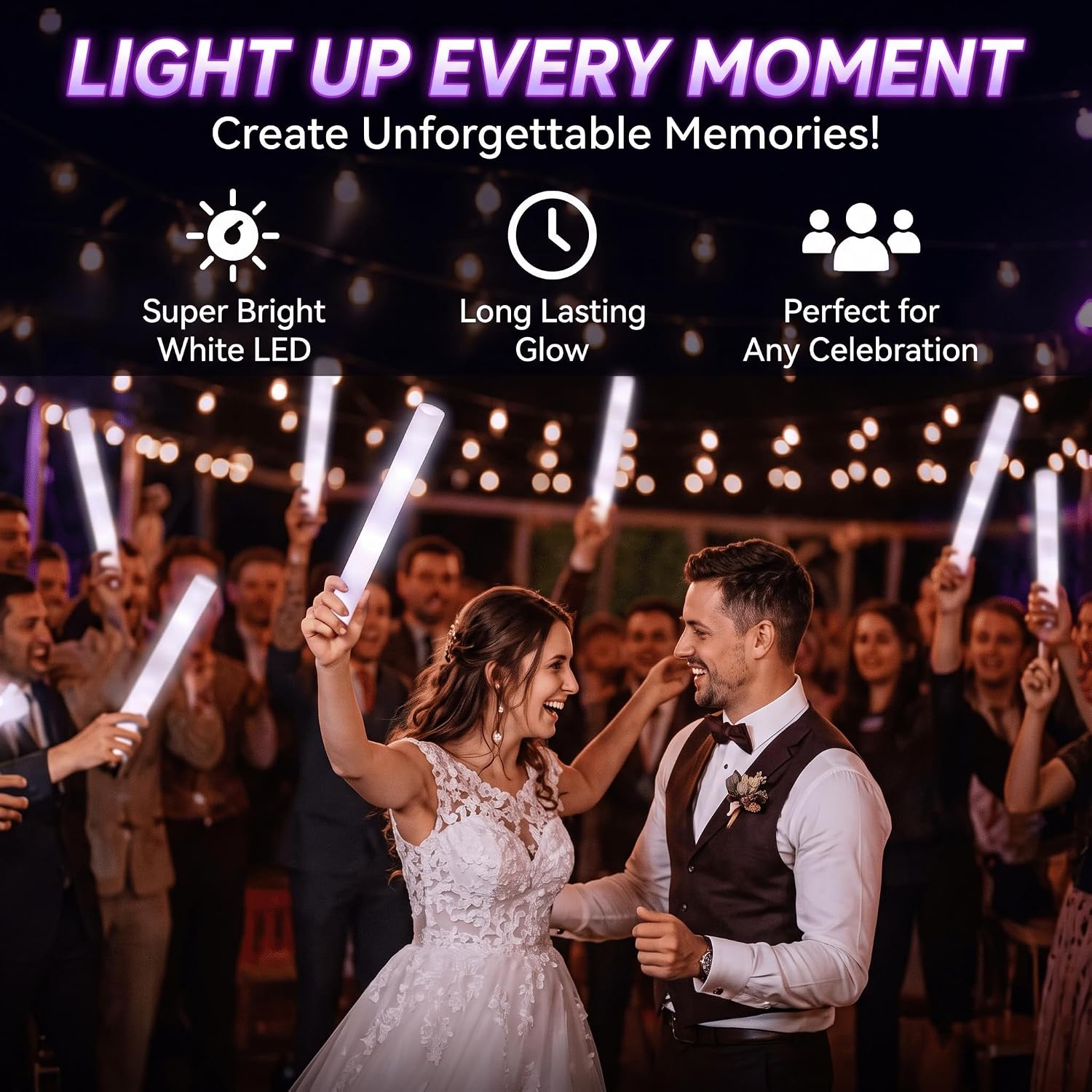 30 Stück LED-Leuchtstäbe aus w – Flashing Led Foam Sticks Party Bewertung und Preis