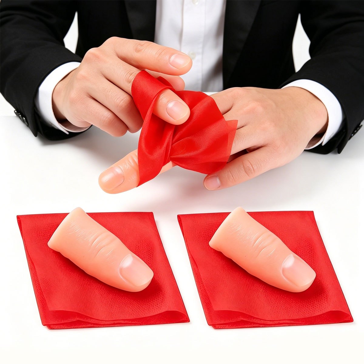 3er-Set Schal-Vanish Magic Thu – Thumb Tip Magic Trick Set Bewertung und Preis