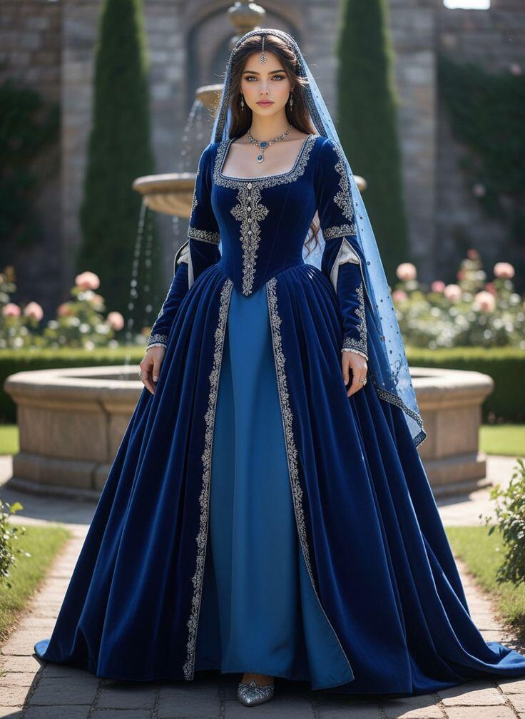 Mittelalterliches Tudor Royal  – Medieval Renaissance Dress Women Bewertung und Preis