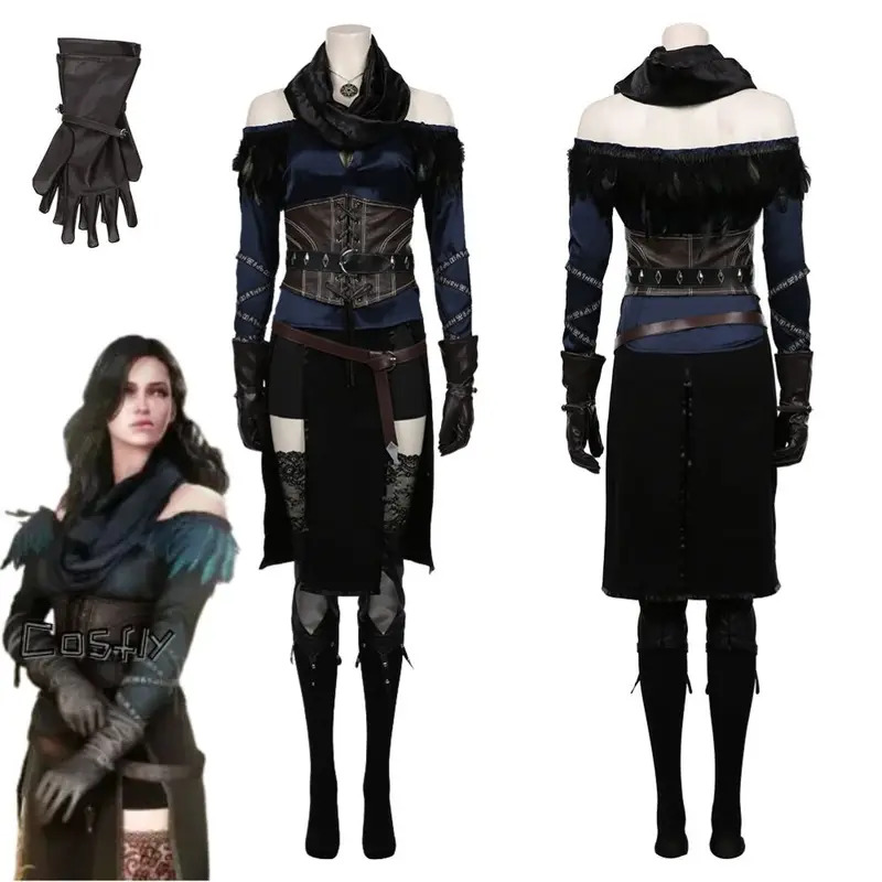 Yennefer Cosplay Fantasia Kost – Medieval Renaissance Dress Women Bewertung und Preis