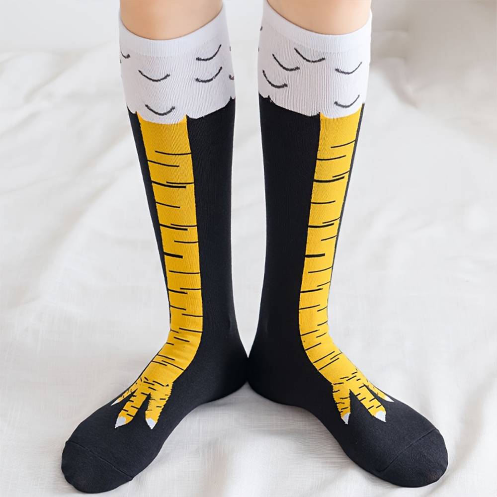 1 Paar Damen Kniestrümpfe Tren – Funny Chicken Leg Socks Bewertung und Preis