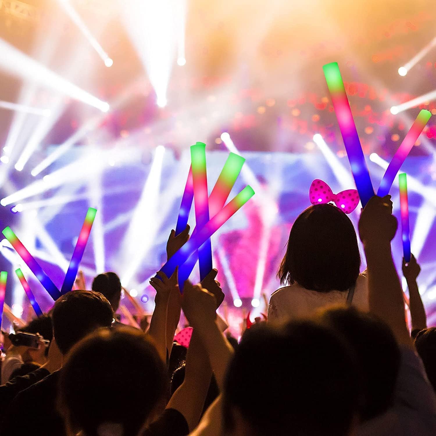102 Stück LED-Schaumstoffstäbe – Flashing Led Foam Sticks Party Bewertung und Preis