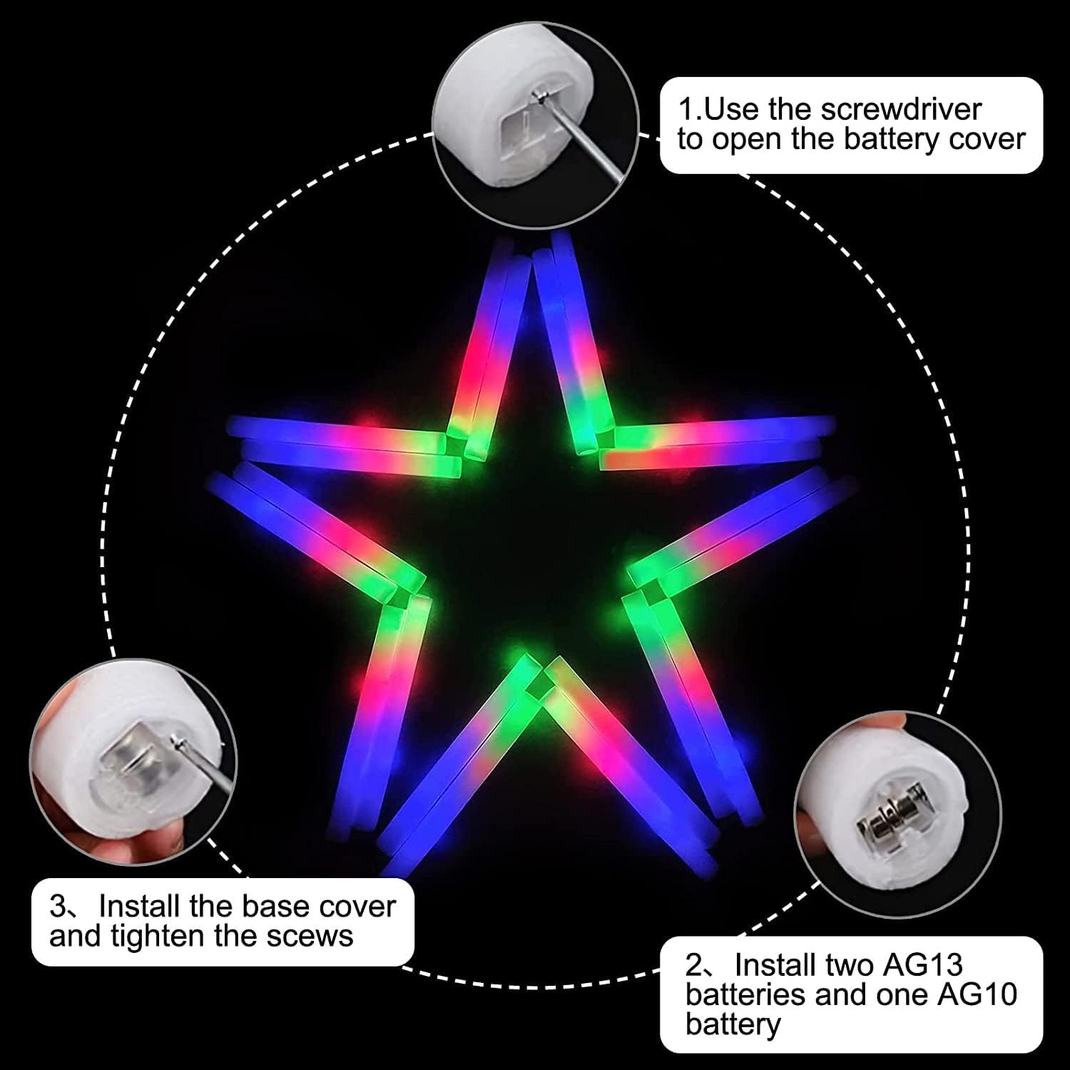 102 Stück LED-Schaumstoffstäbe – Flashing Led Foam Sticks Party Bewertung und Preis