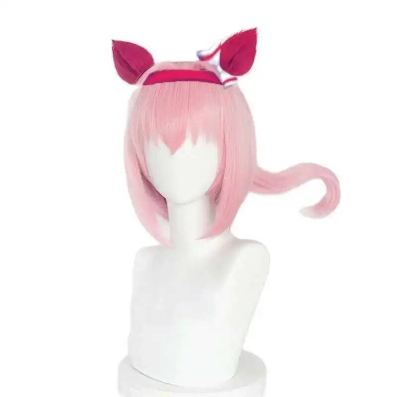 Uma Musume Haru Urara Cosplay  – Anime Cosplay Wig Heat Resistant Bewertung und Preis