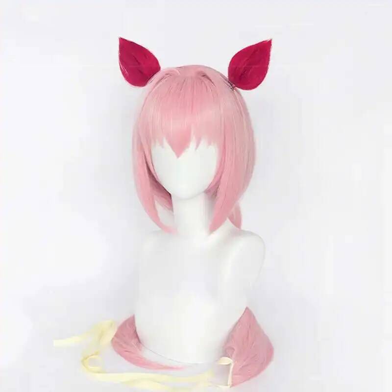 Uma Musume Haru Urara Cosplay  – Anime Cosplay Wig Heat Resistant Bewertung und Preis