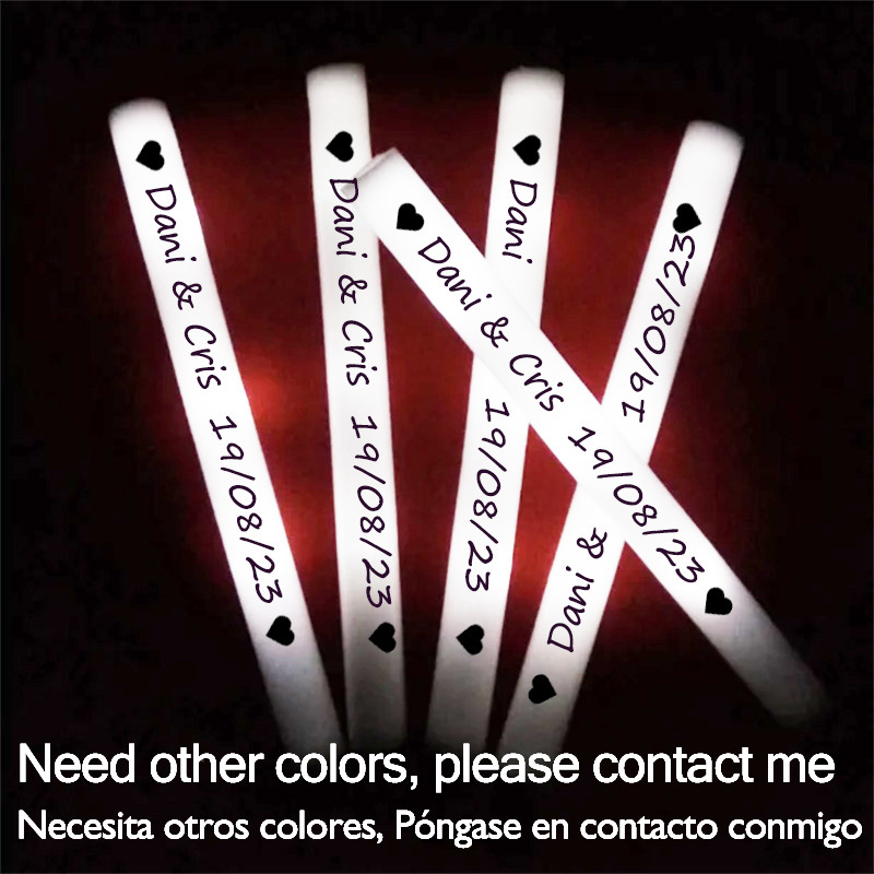 60/100/500 Stück LED-Leuchtstä – Flashing Led Foam Sticks Party Bewertung und Preis