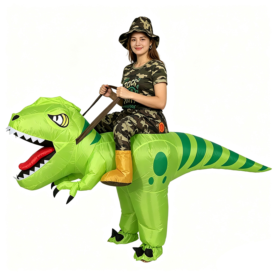 Aufblasbares T-Rex-Dinosaurier – Inflatable Dinosaur Costume Adult Bewertung und Preis