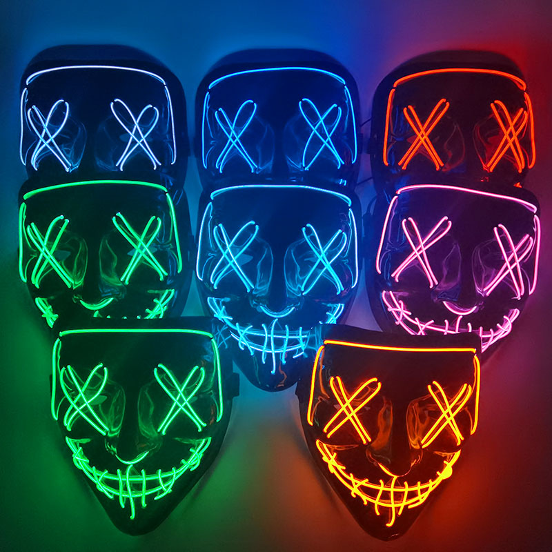 1P Scary Halloween Colplay Lic – Led Purge Mask Halloween Bewertung und Preis