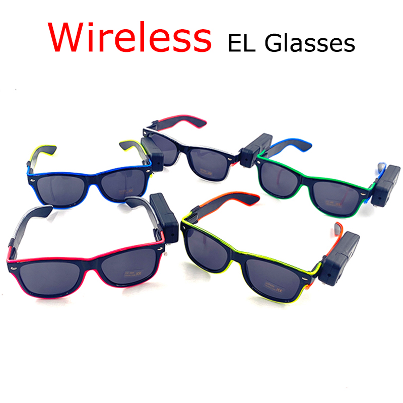 Kabellose coole LED-Sonnenbril – Glow In The Dark Party Glasses Bewertung und Preis